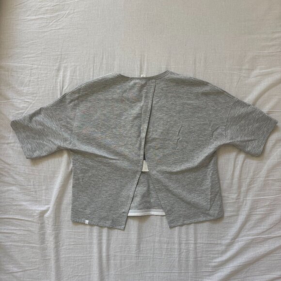 Lululemon Minimal Short Sleeve Top Open Back - Picture 2 of 2